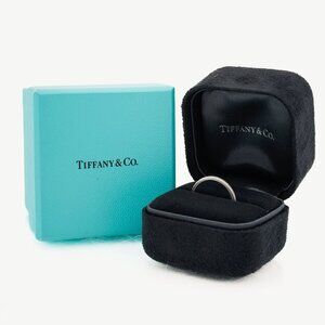 Tiffany & Co. 950 Platinum Lucida Diamond Half Circle Band